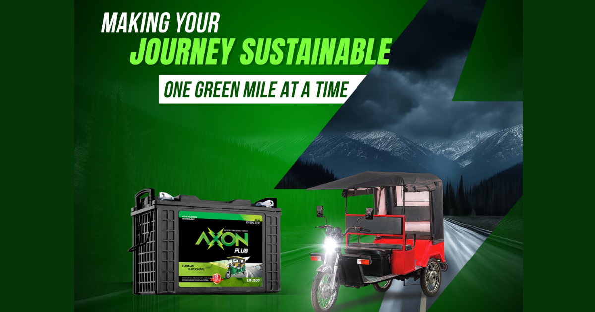Axon’s E-Rickshaw Batteries: Revolutionizing the Ride